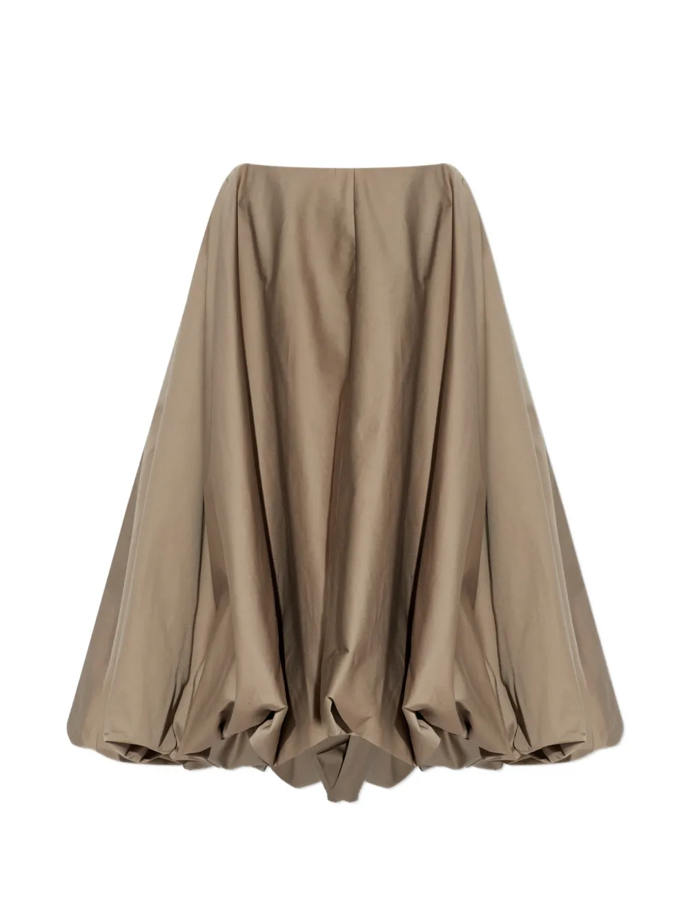 Balenciaga gathered skirt - Toni neutri