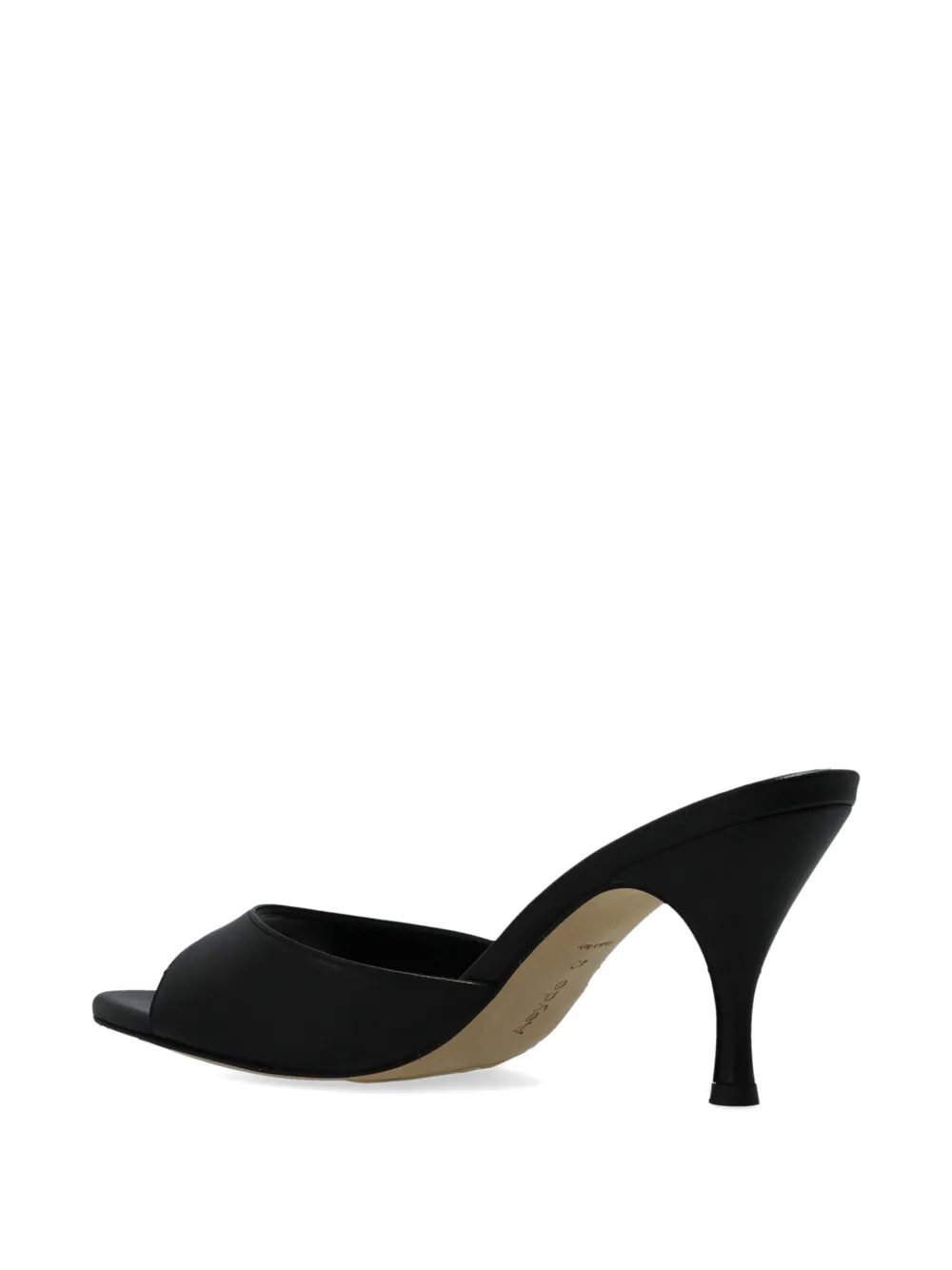 Aeyde leather heeled sandals Zwart