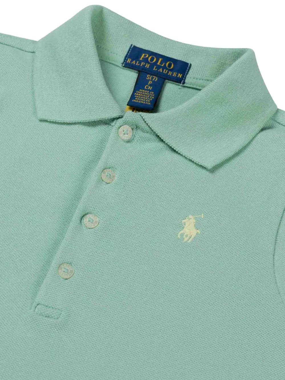 POLO RALPH LAUREN KIDS Poloshirt met borduurwerk en knoop Groen