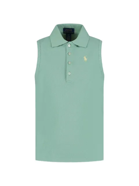 POLO RALPH LAUREN KIDS button embroidered polo shirt