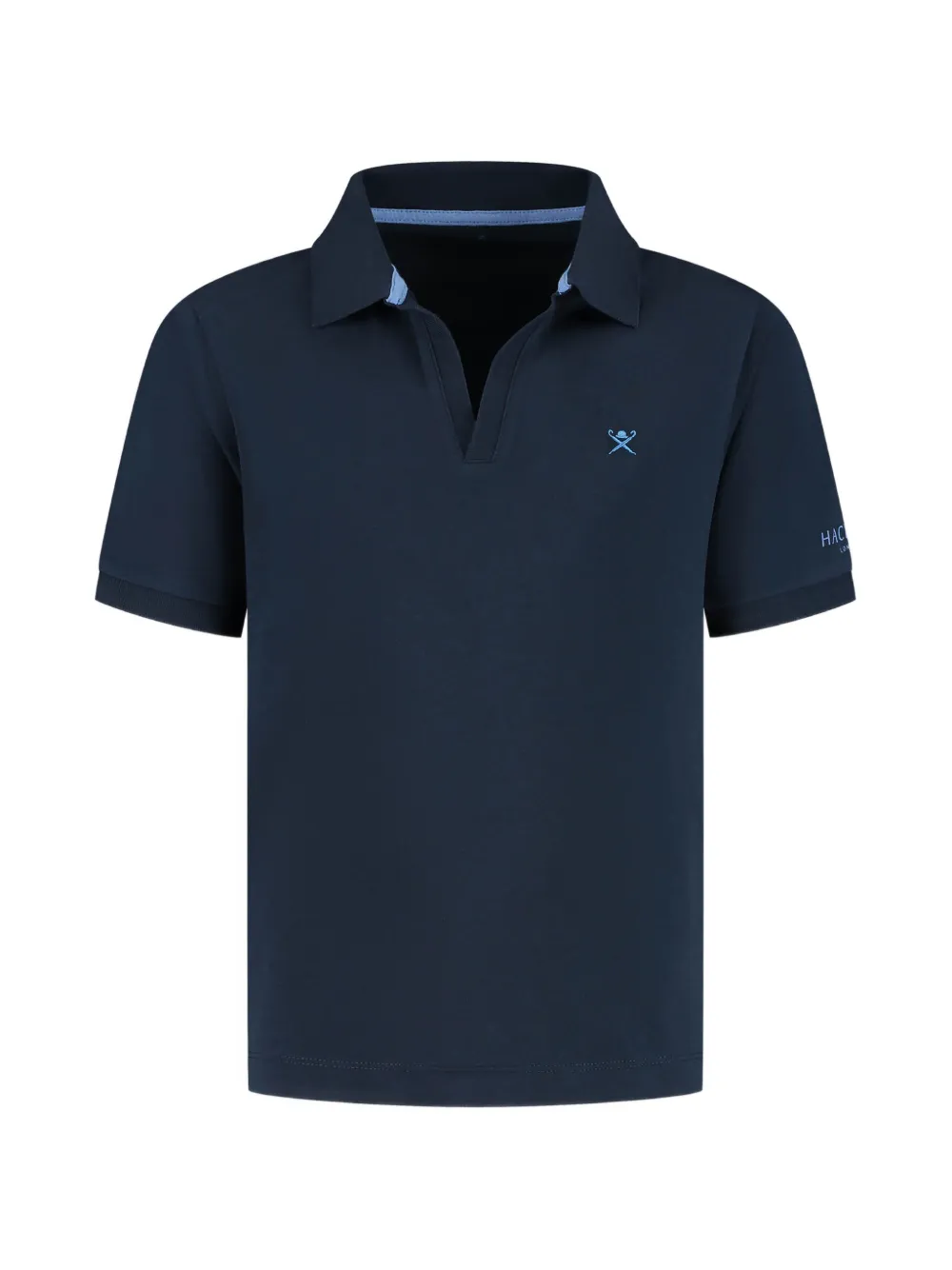 Hackett Kids SS embroidered polo shirt - Blu
