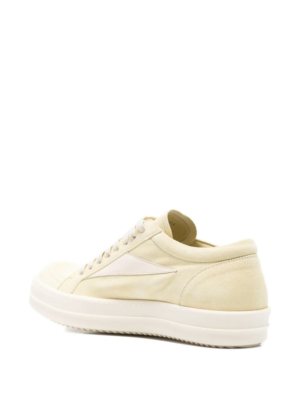 Rick Owens Sneakers met zijstreep Beige