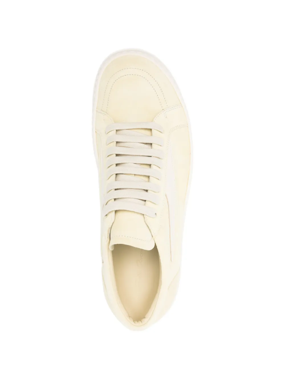 Rick Owens Sneakers met zijstreep Beige