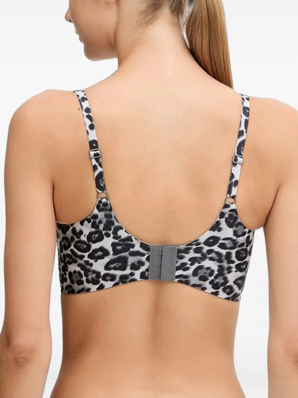 Chantelle SoftStretch Power bh met luipaardprint Wit