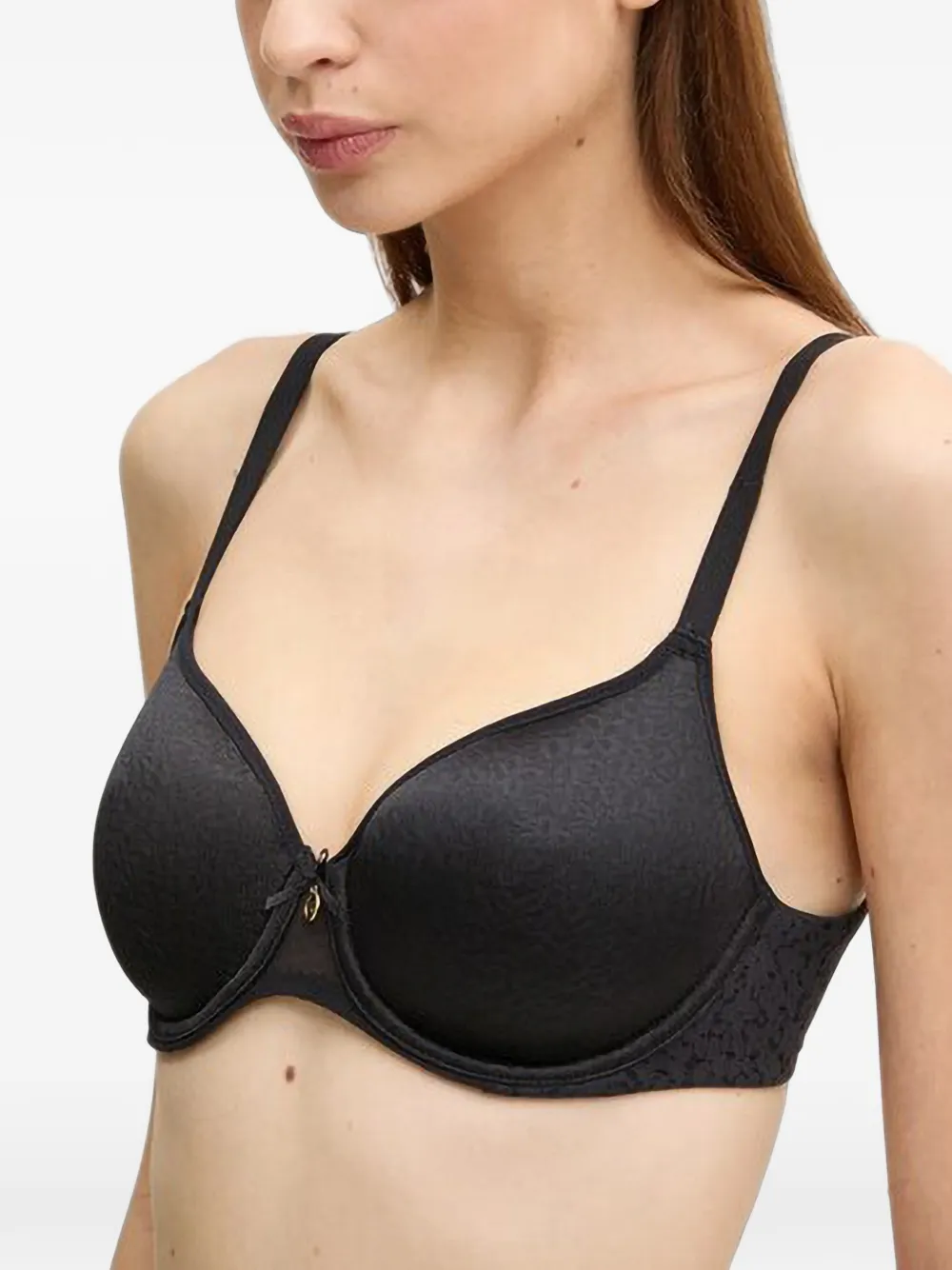 Chantelle Norah bh met strikdetail en jacquard-patroon Zwart