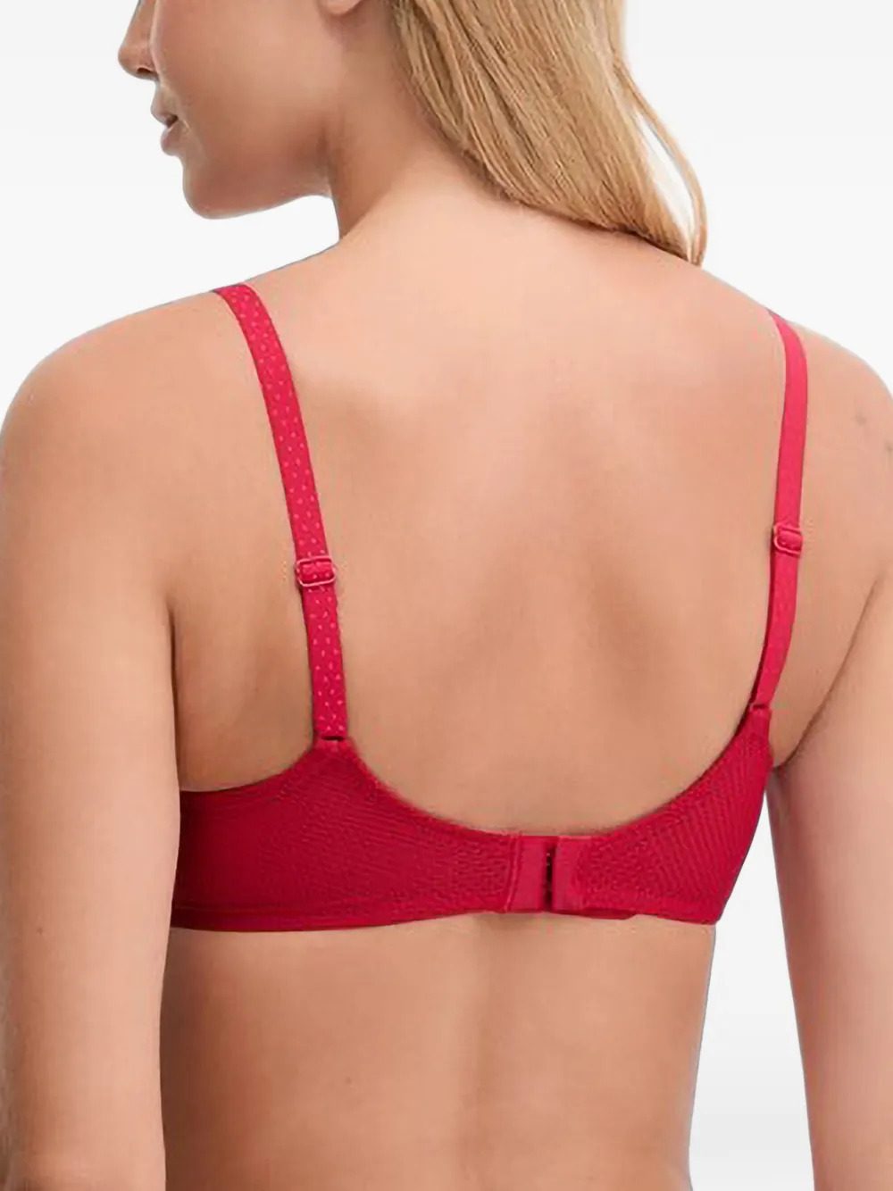 Chantelle Fleurs lace-detail bra Rood