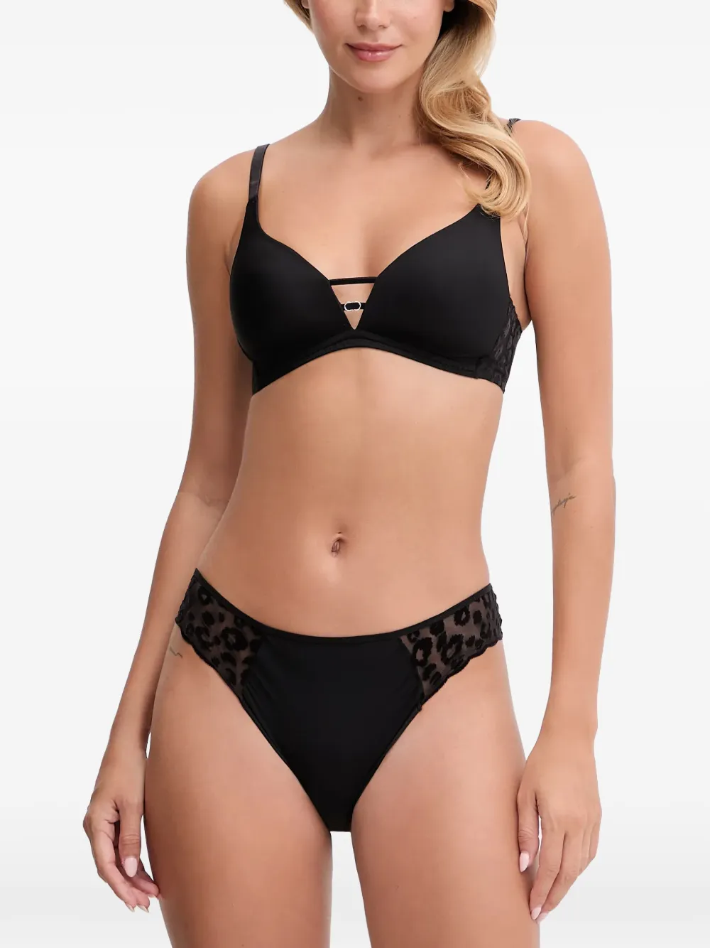 Chantelle Reggiseno Pulp con dettaglio spalline - Nero
