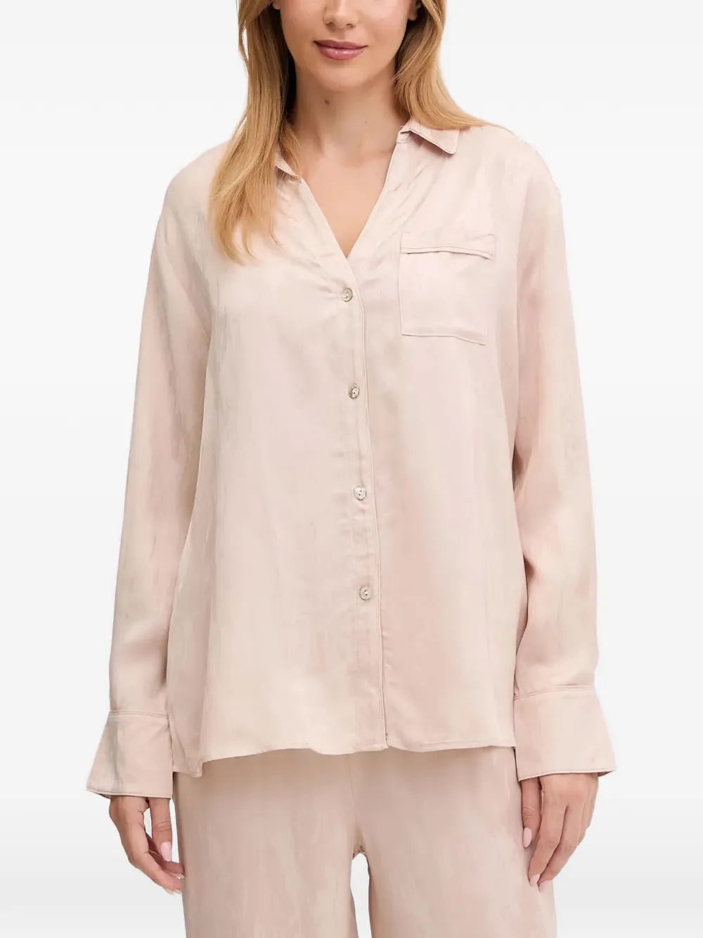 Chantelle Camicia pigiama Noah con bottoni - Rosa