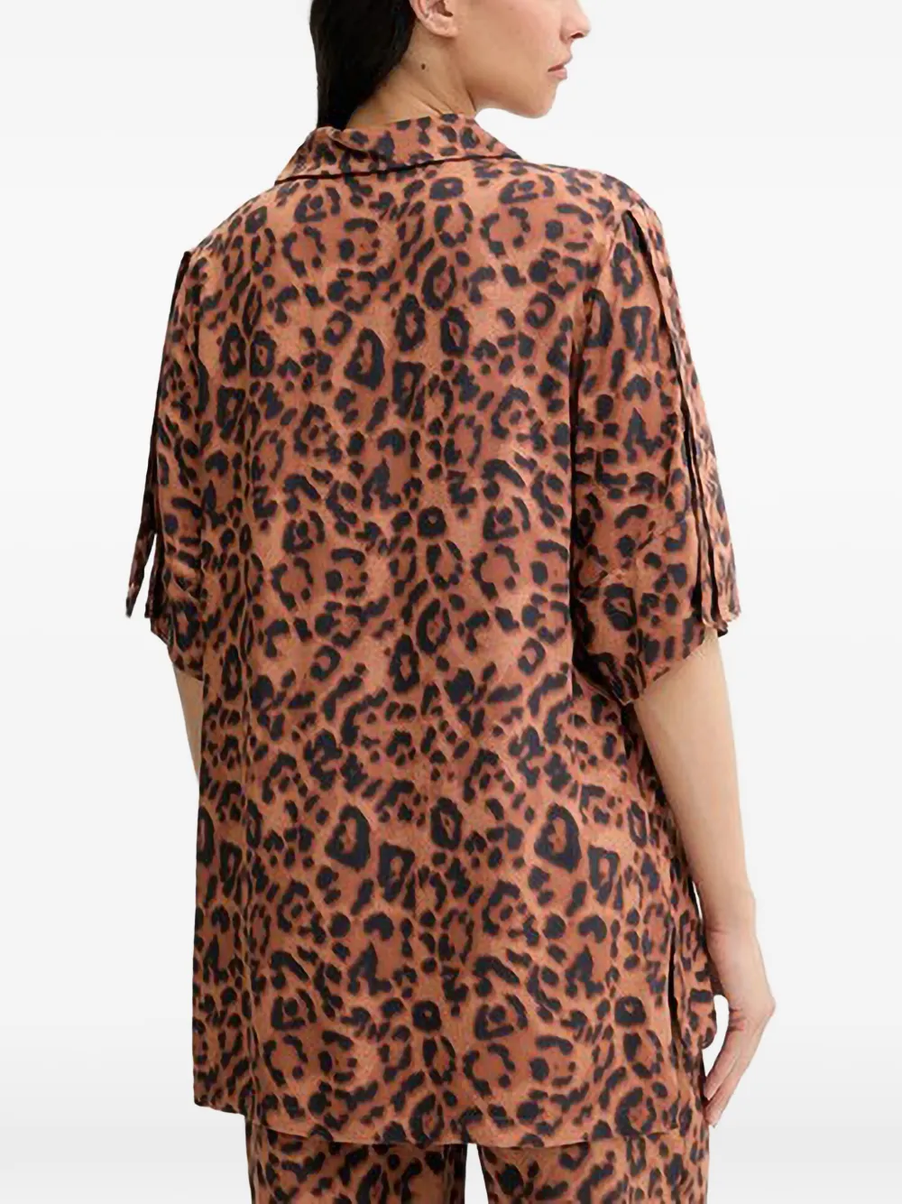 Chantelle Explore leopard-print shirt Bruin