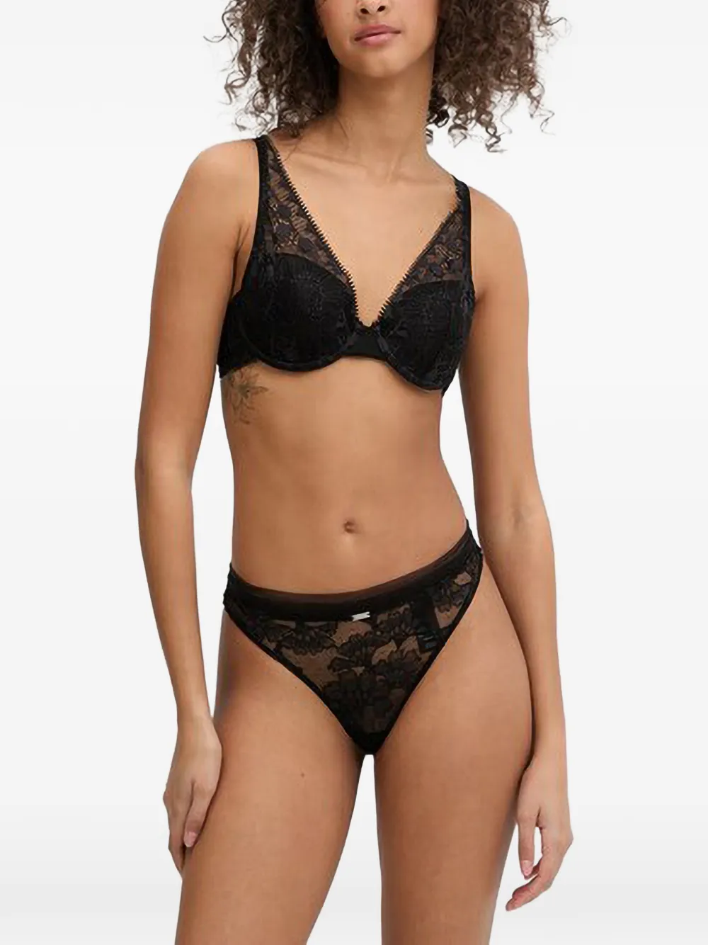 Chantelle Day To Night bh met kanten laag en beugel Zwart