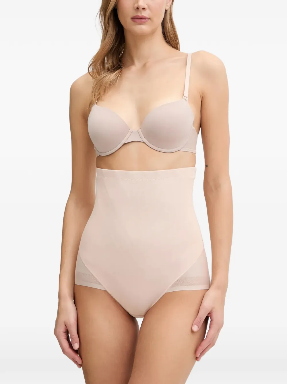 Chantelle LAB Glam Shaping high-waist naadloze slip Beige