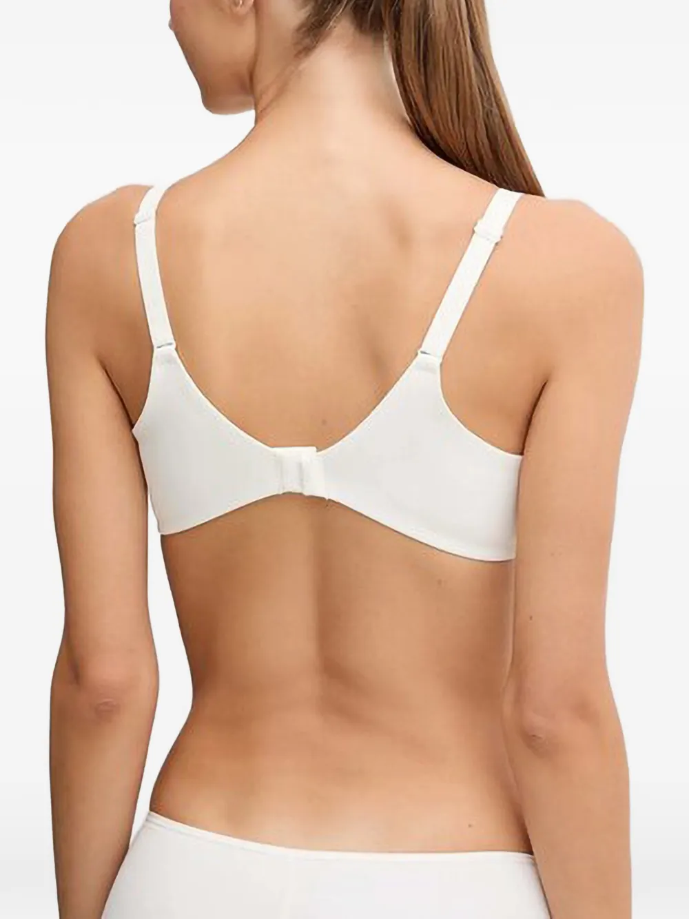 Chantelle EasyFeel Floral Touch lace-trim underwired bra Wit