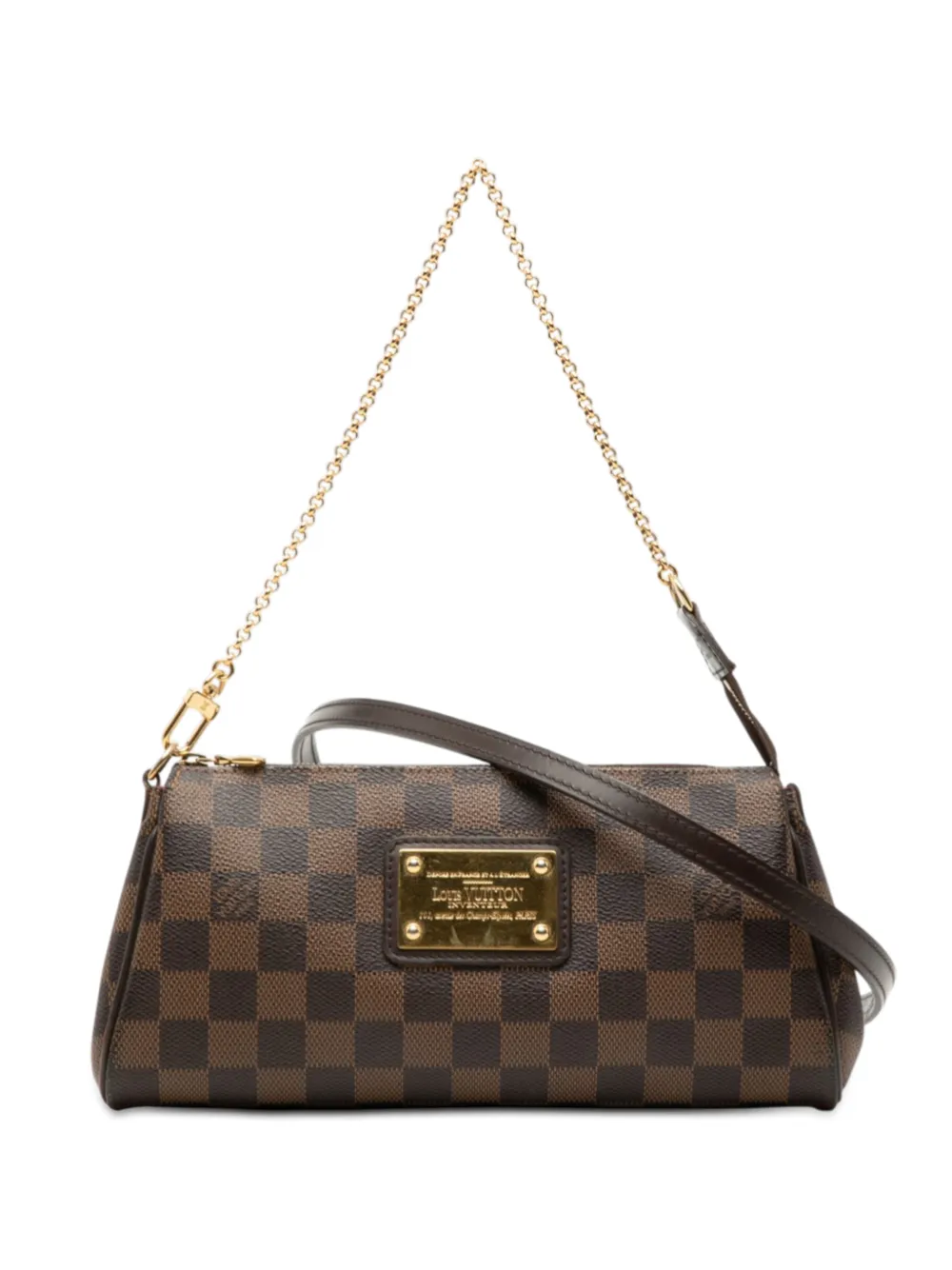 Louis Vuitton Pre-Owned 2012 Damier Ebene Eva satchel - Marrone