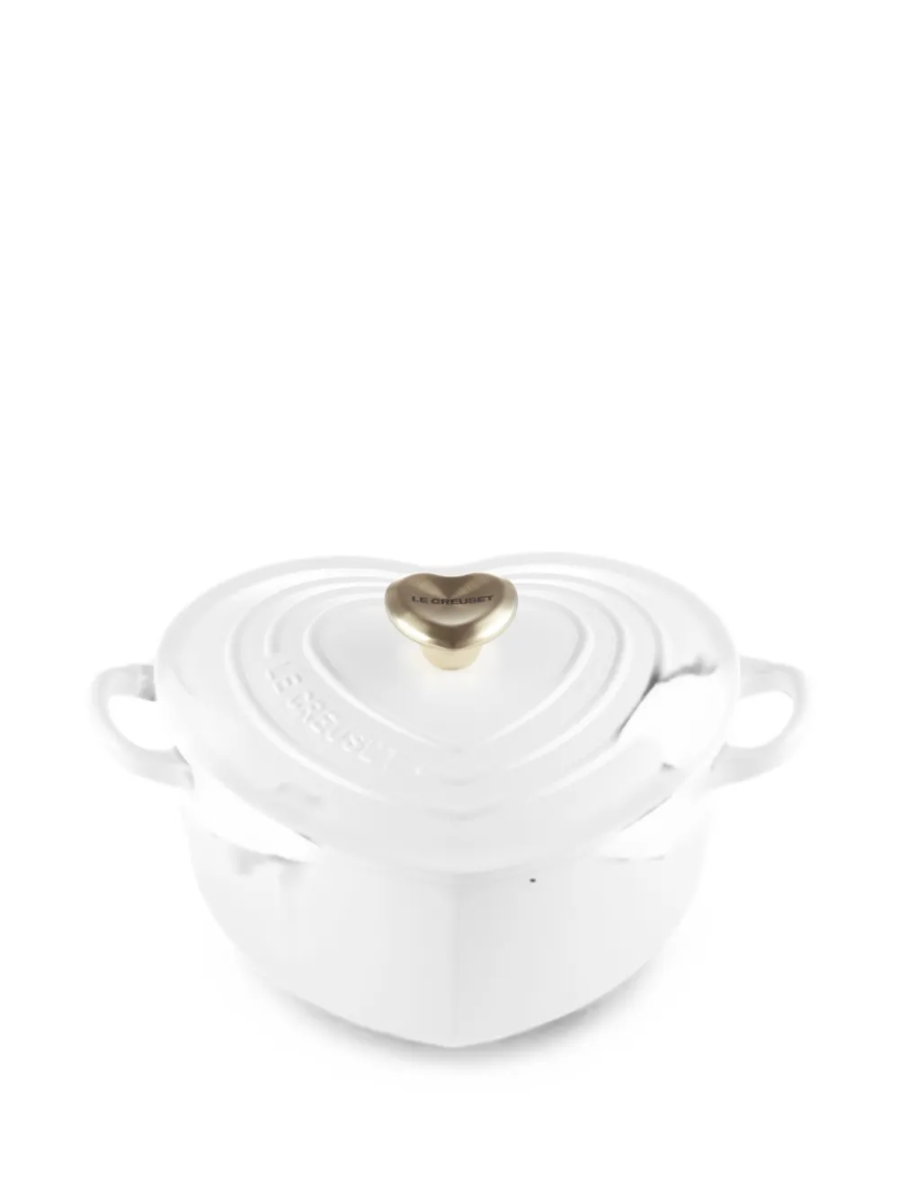 Le Creuset Heart-shaped Casserole Dish In White