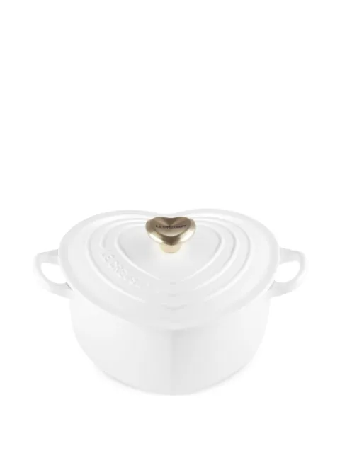 Le Creuset heart-shaped casserole dish