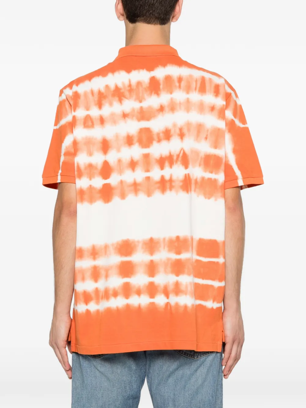 Polo Ralph Lauren Poloshirt met tie-dye print Oranje