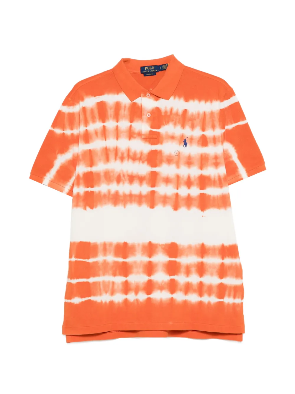 Polo Ralph Lauren Tie-dye Polo Shirt In Orange