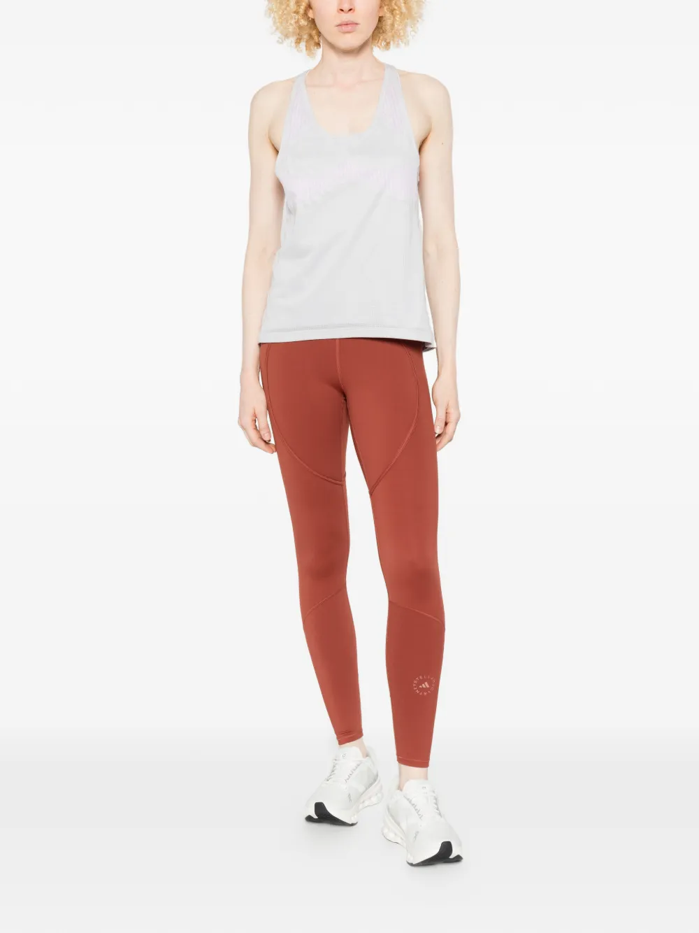 adidas by Stella McCartney Running tanktop met racerback Grijs