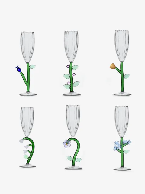 Ichendorf Milano flower-motif glass