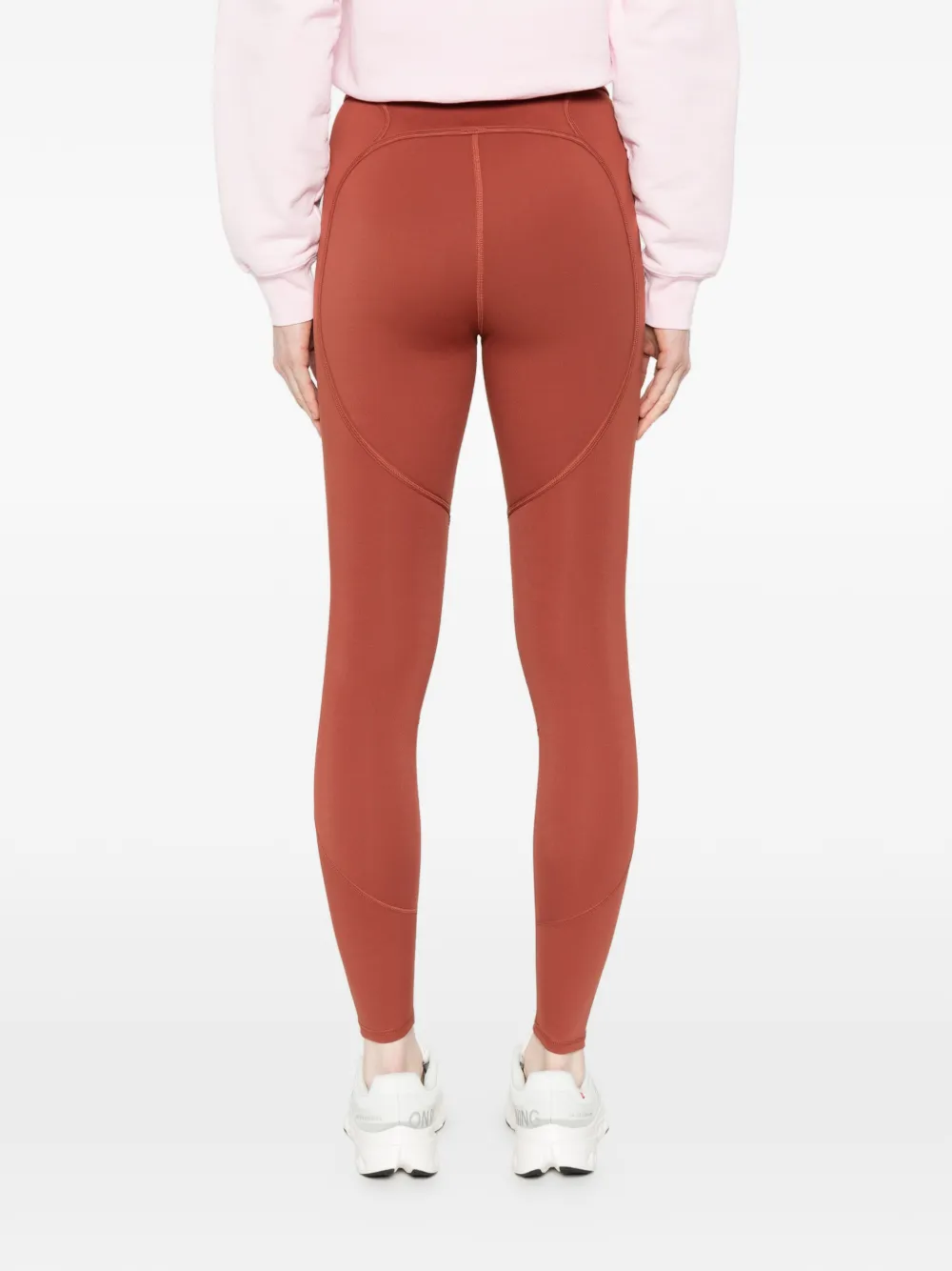 adidas by Stella McCartney Legging met vlakken Bruin