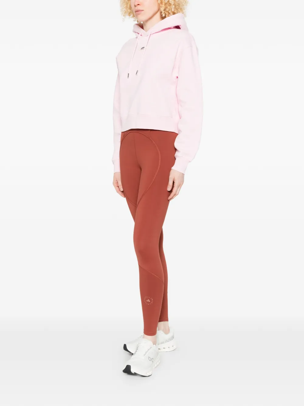 adidas by Stella McCartney Legging met vlakken Bruin