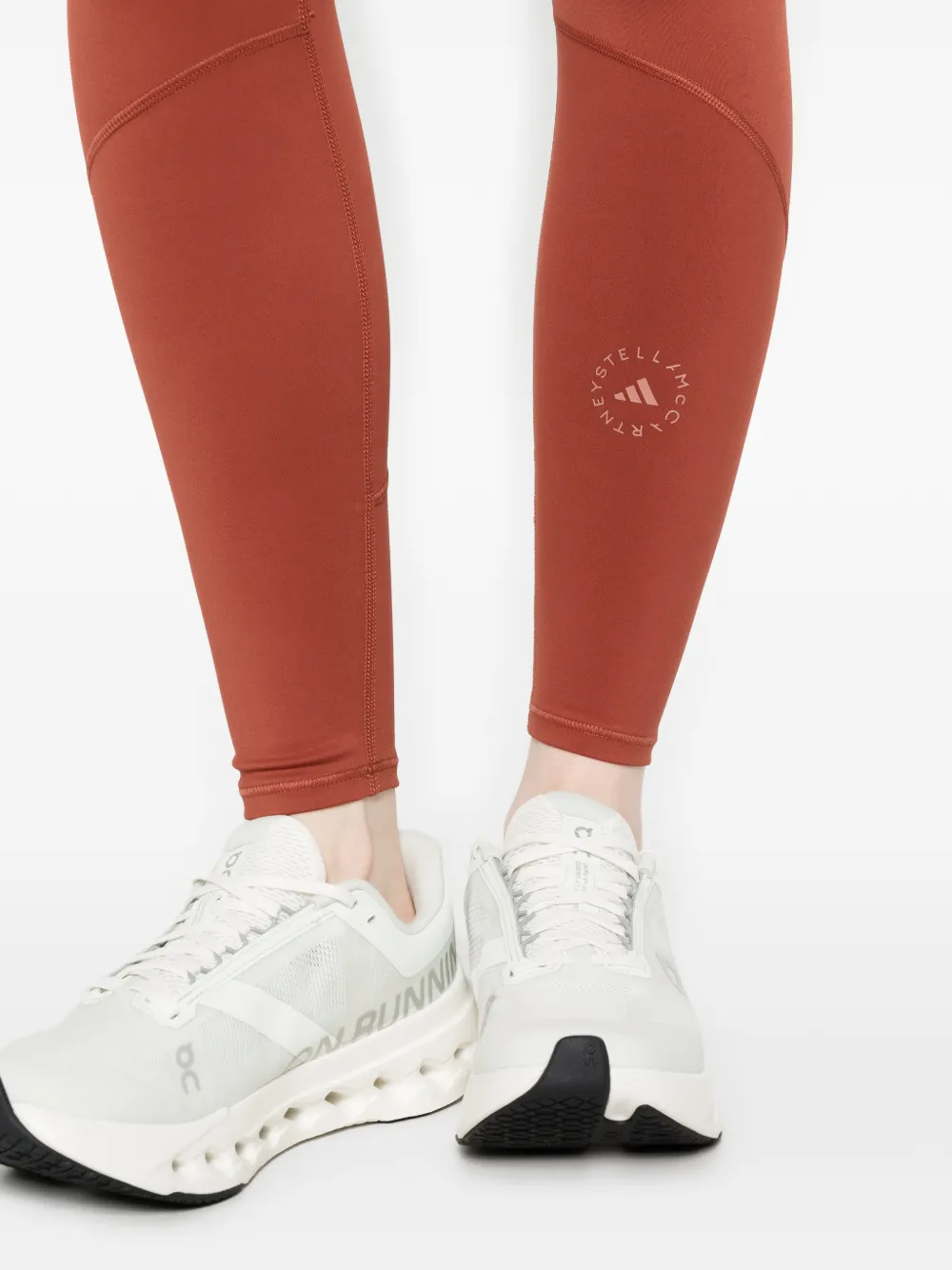 adidas by Stella McCartney Legging met vlakken Bruin