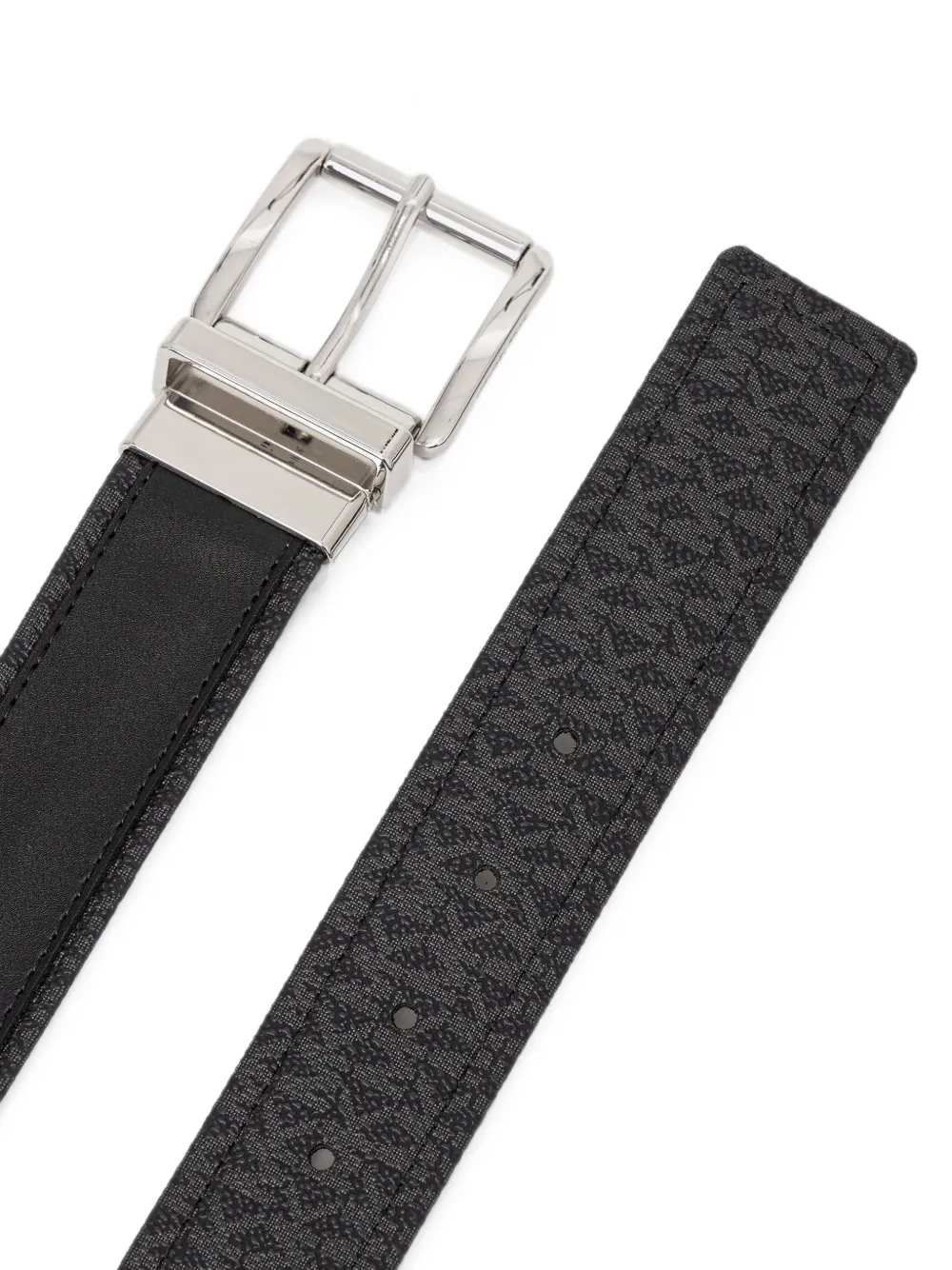 Michael Kors logo-print reversible belt Zwart