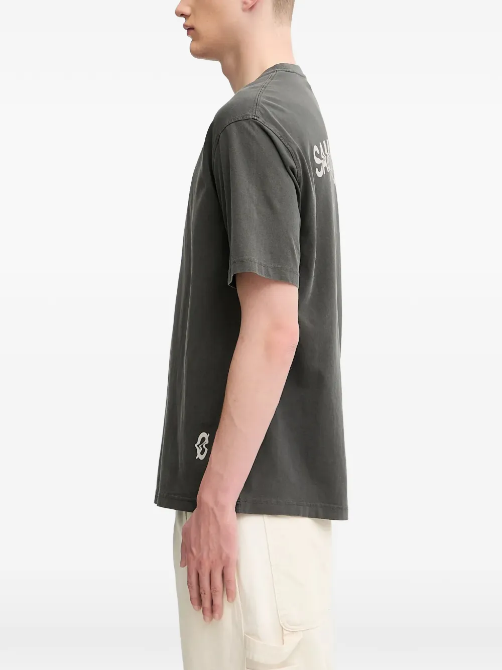 SAMSOE Saswirl cotton T-shirt Grijs