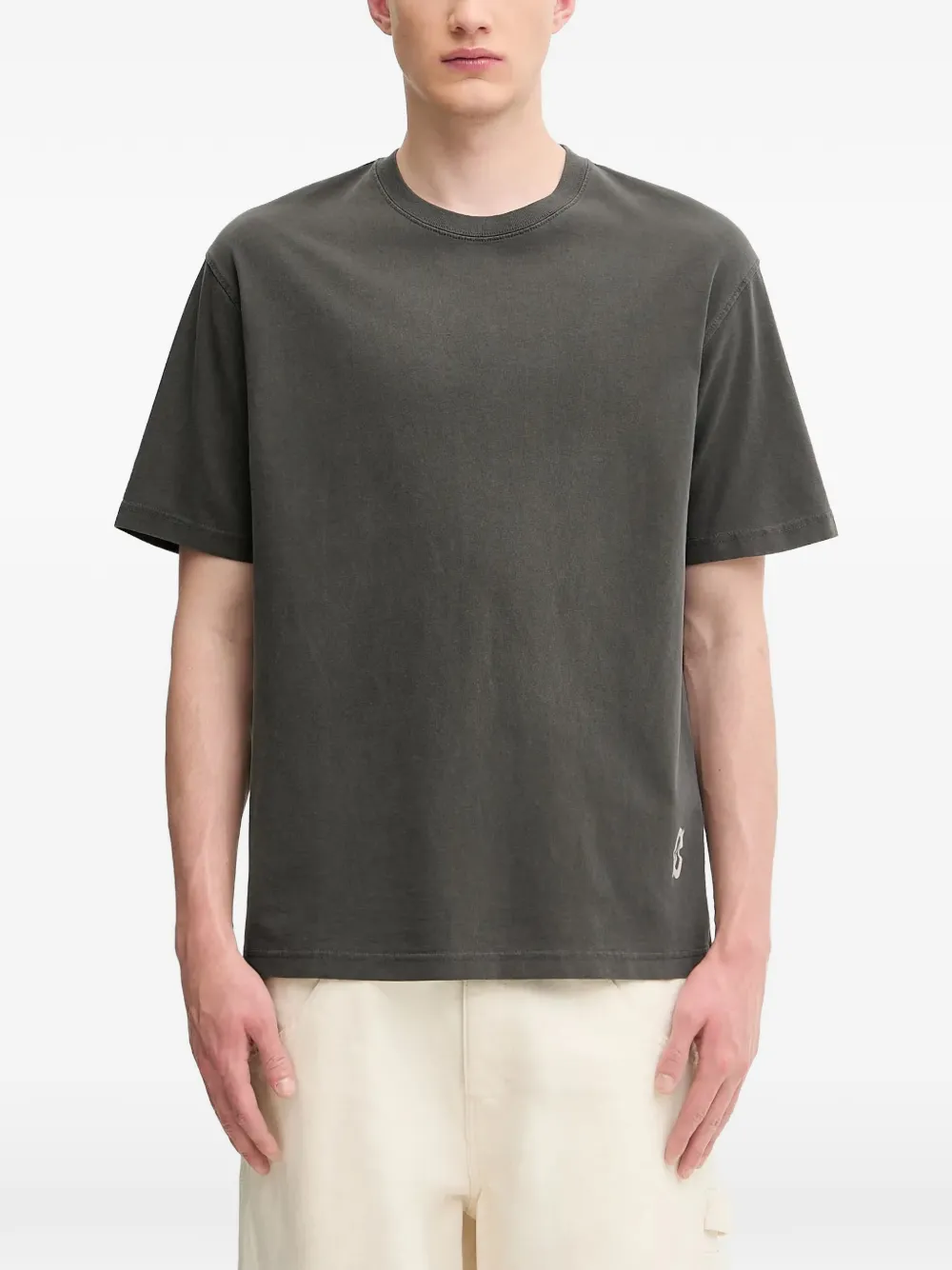 Samsoe & Samsoe Saswirl Cotton T-shirt In Gray