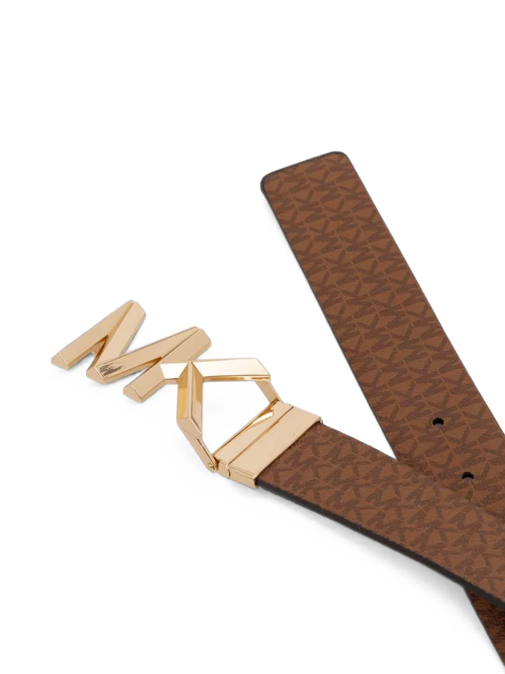 Michael Kors Gespriem met monogram Bruin