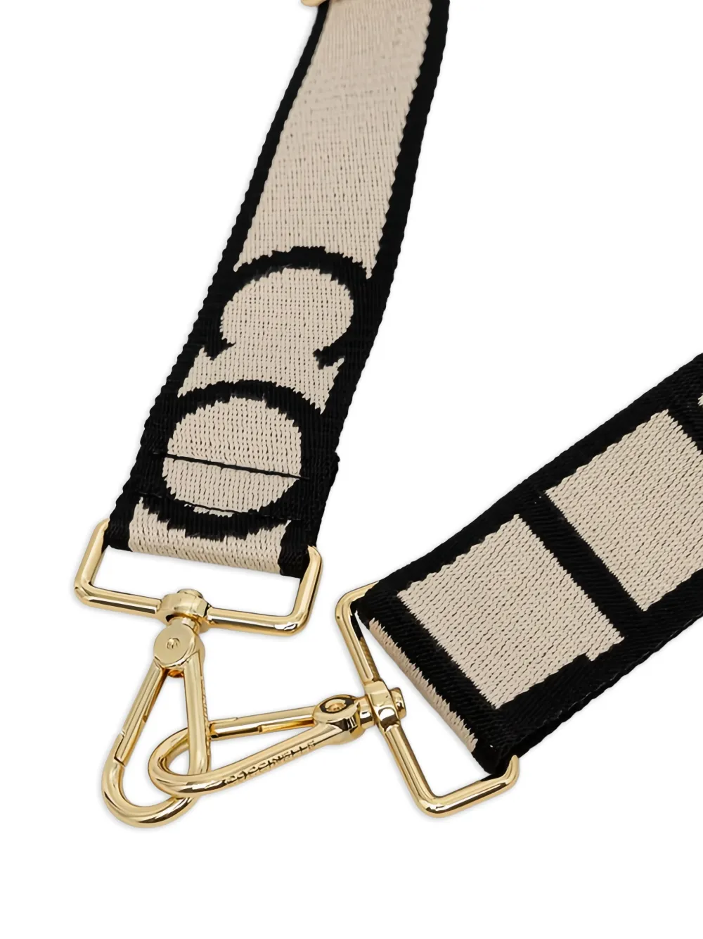 Coccinelle Schouderband met logogesp Beige