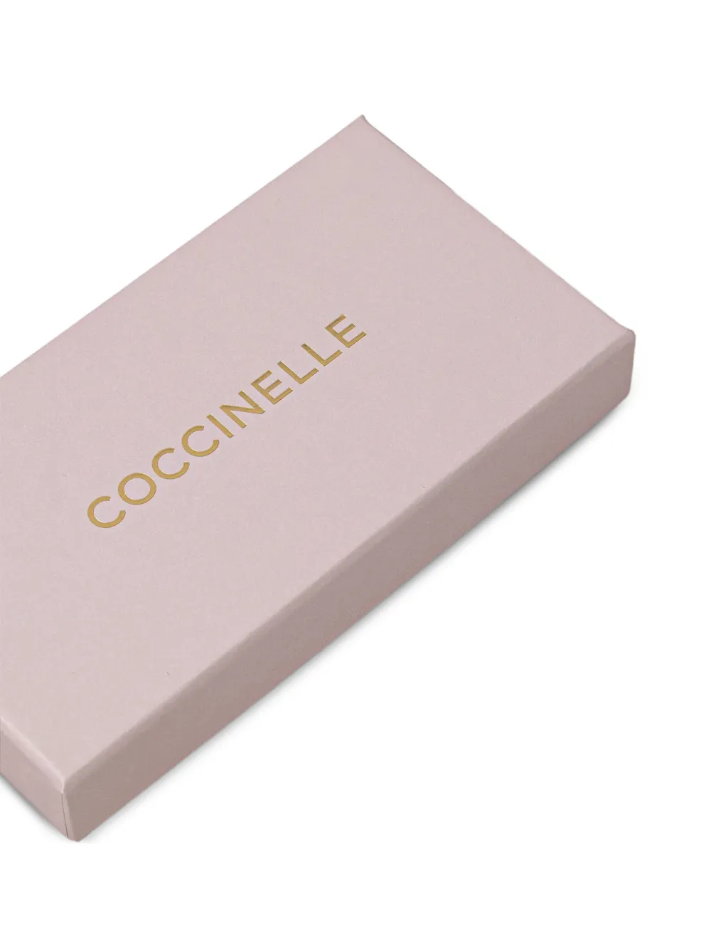 Coccinelle C-Me sleutelhanger met logoplakkaat Goud