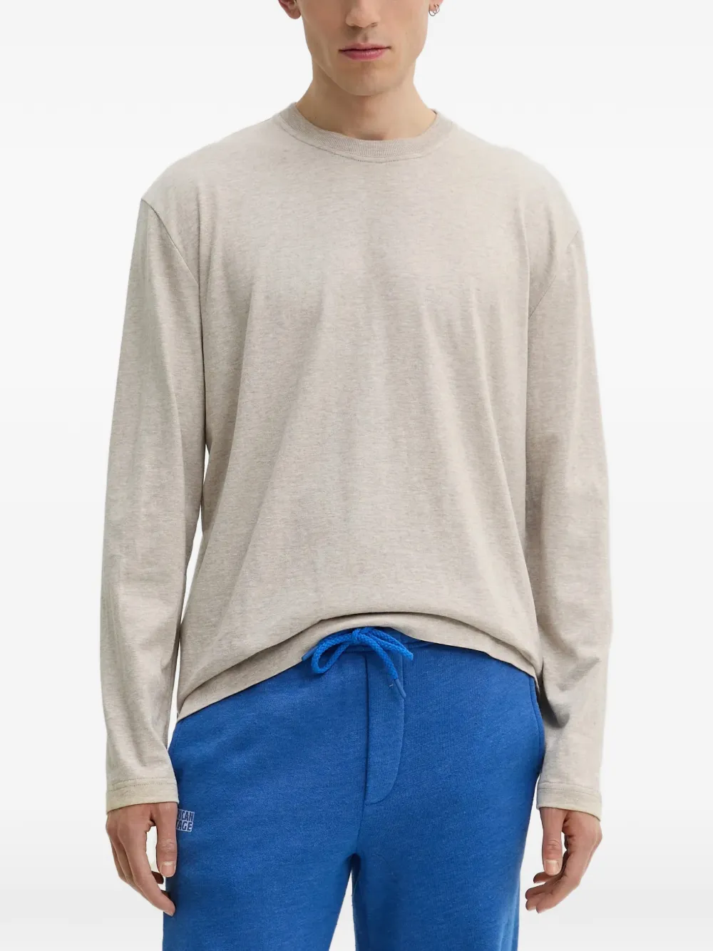 Samsoe & Samsoe Saparker Long-sleeve T-shirt In Neutral