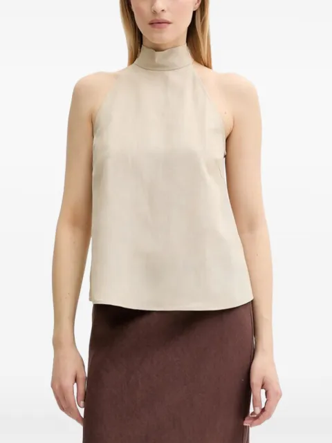 SAMSOE SAMSOE high-neck tie top