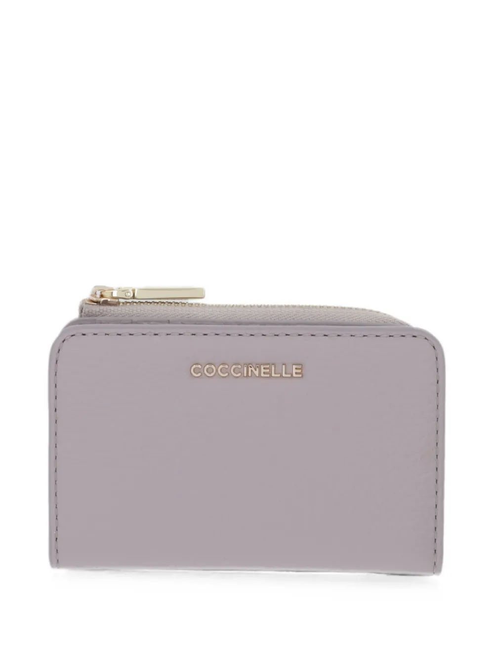 Coccinelle Metallic zip-fastening wallet - Grigio