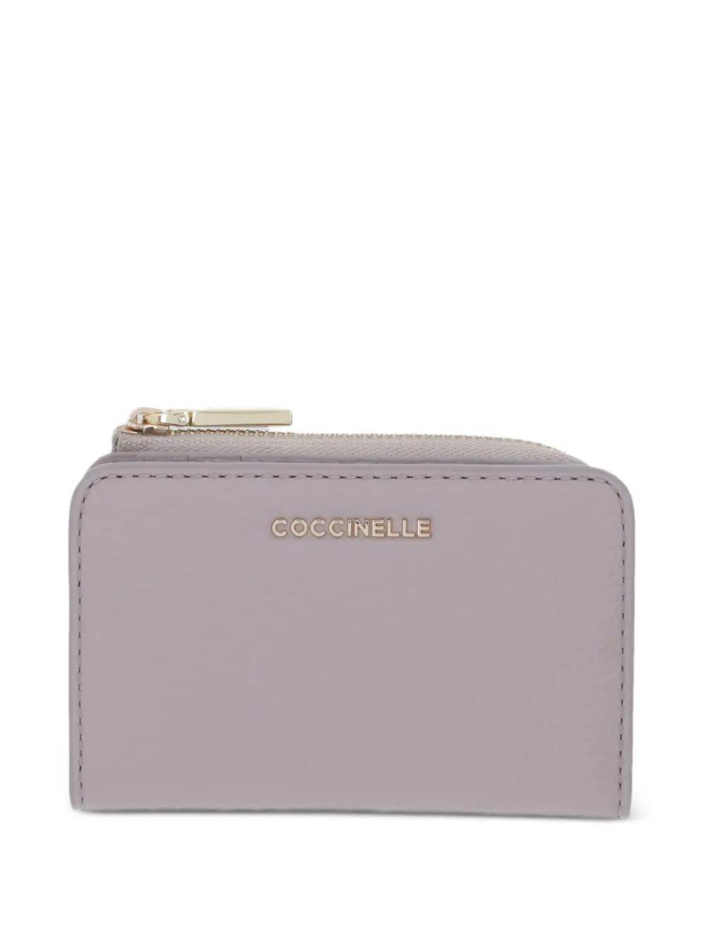 Coccinelle Metallic zip-fastening wallet - Grigio