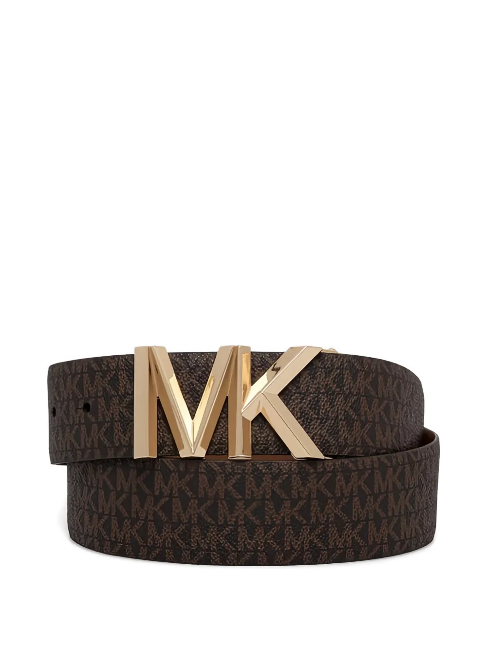 Michael Michael Kors logo print belt - Marrone