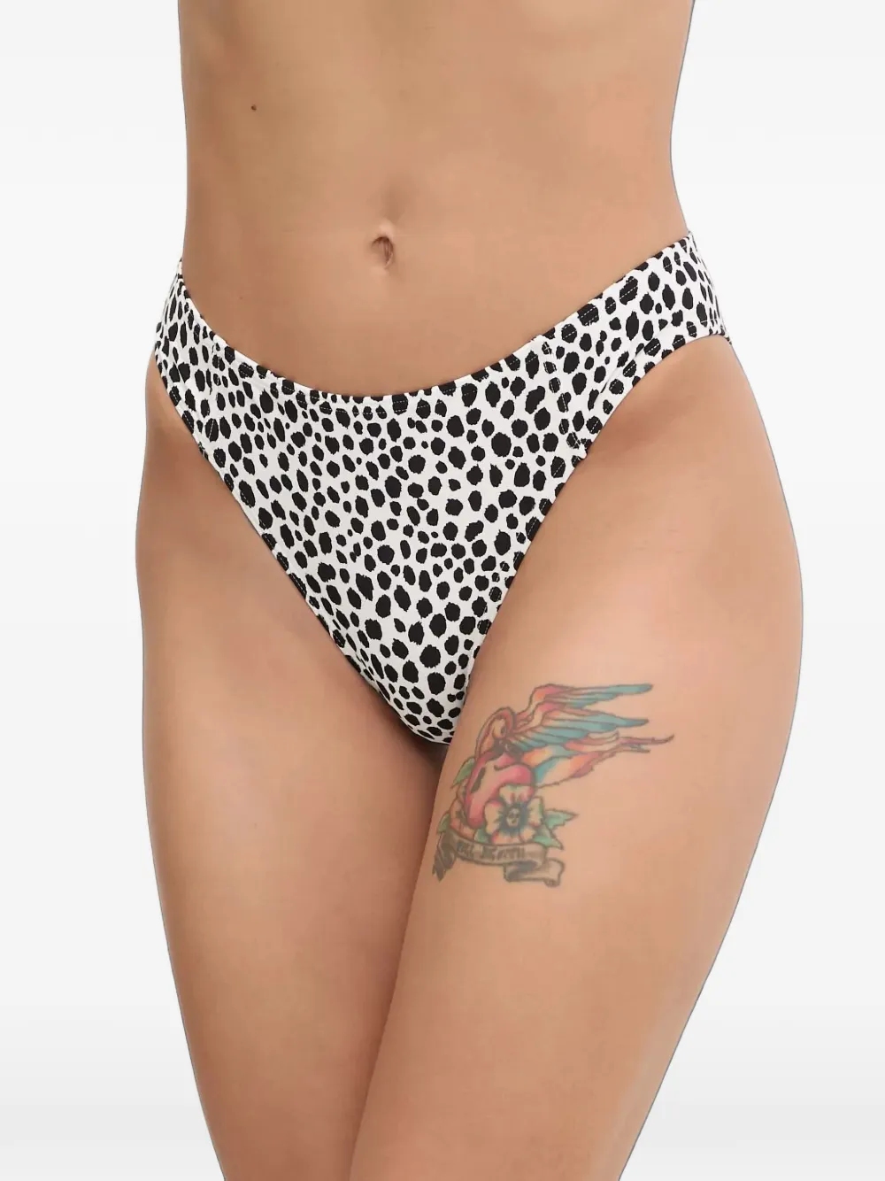 Michael Kors animal-print bikini bottoms Wit