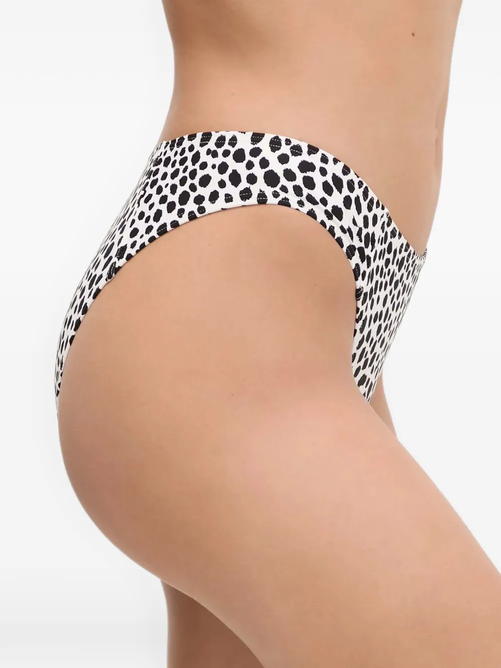 Michael Kors animal-print bikini bottoms Wit