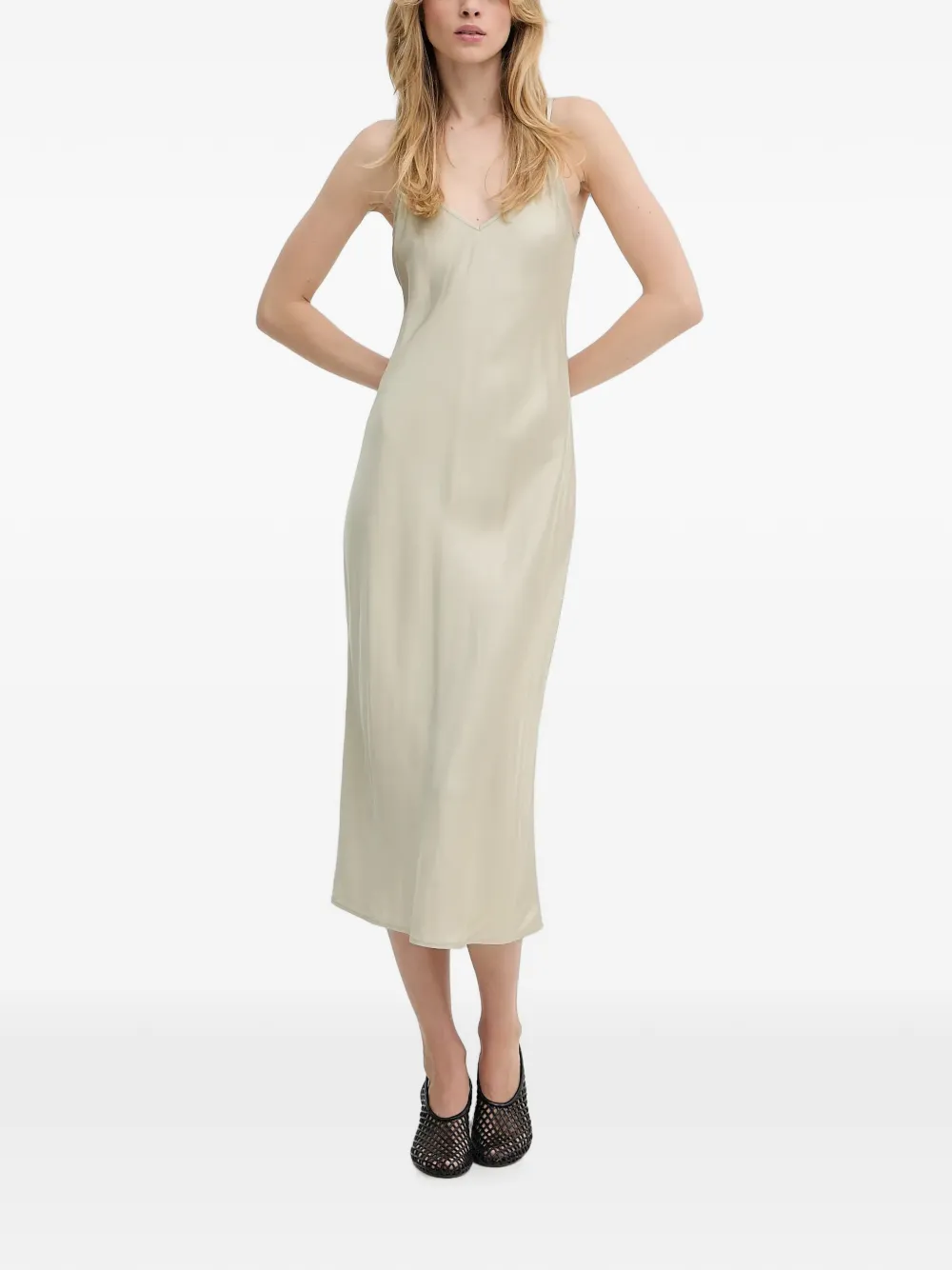 SAMSOE SAMSOE V-neck spaghetti-strap nightdress