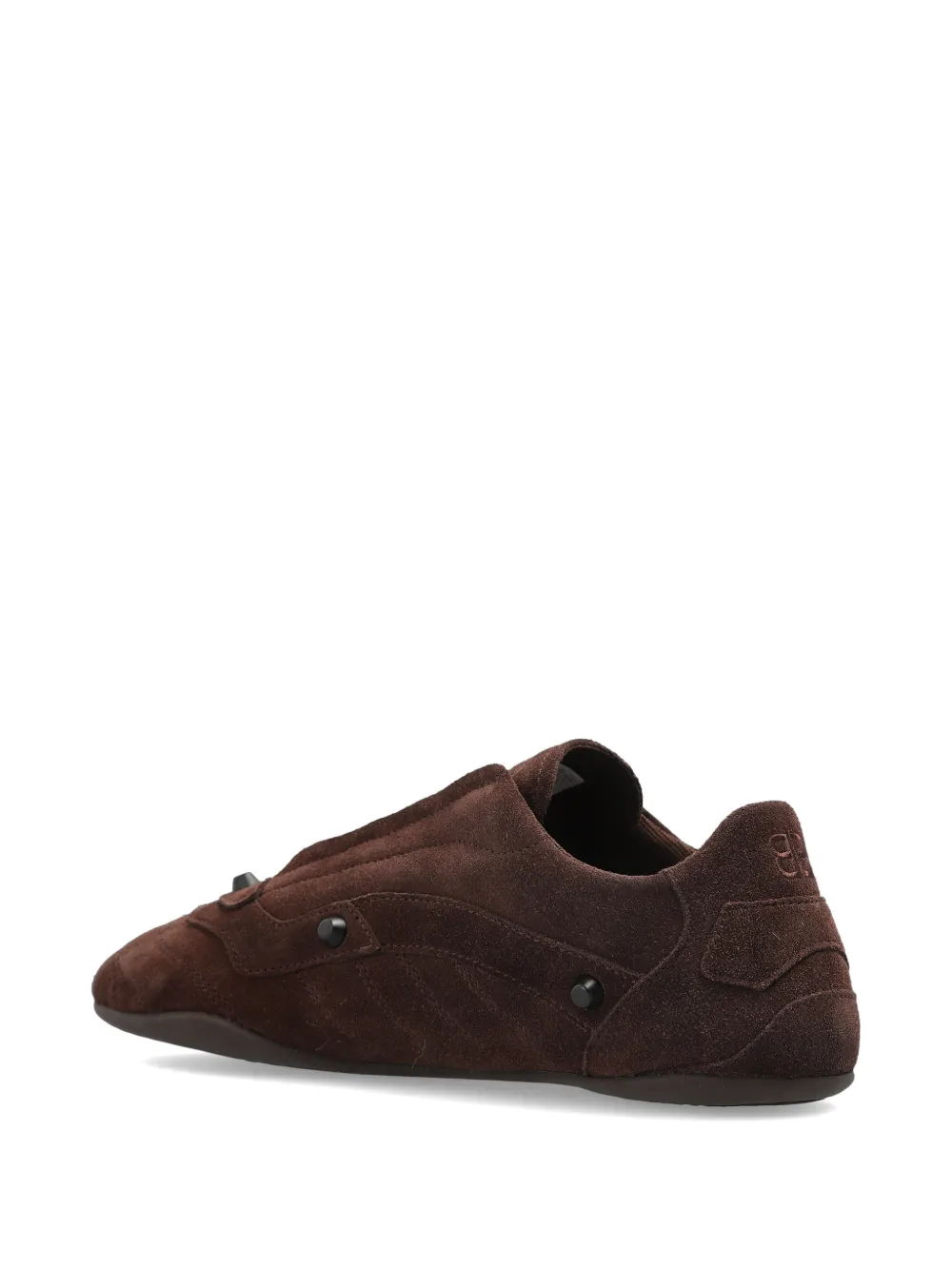 Balenciaga City leren sneakers met studs Bruin