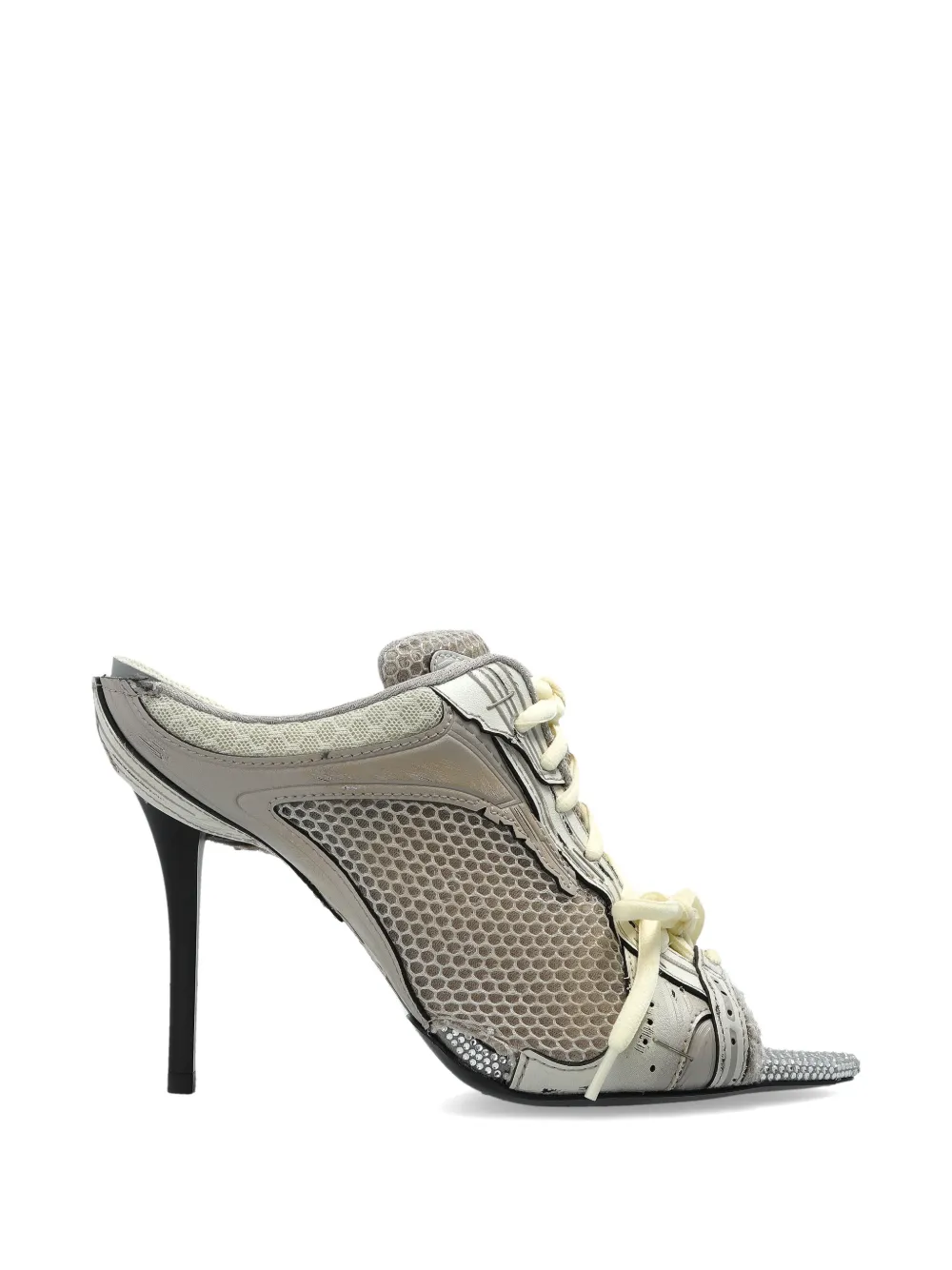 Balenciaga Sneakers con inserti in rete - Argento