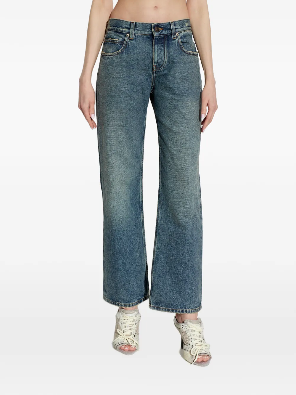Balenciaga Slim-fit jeans Blauw