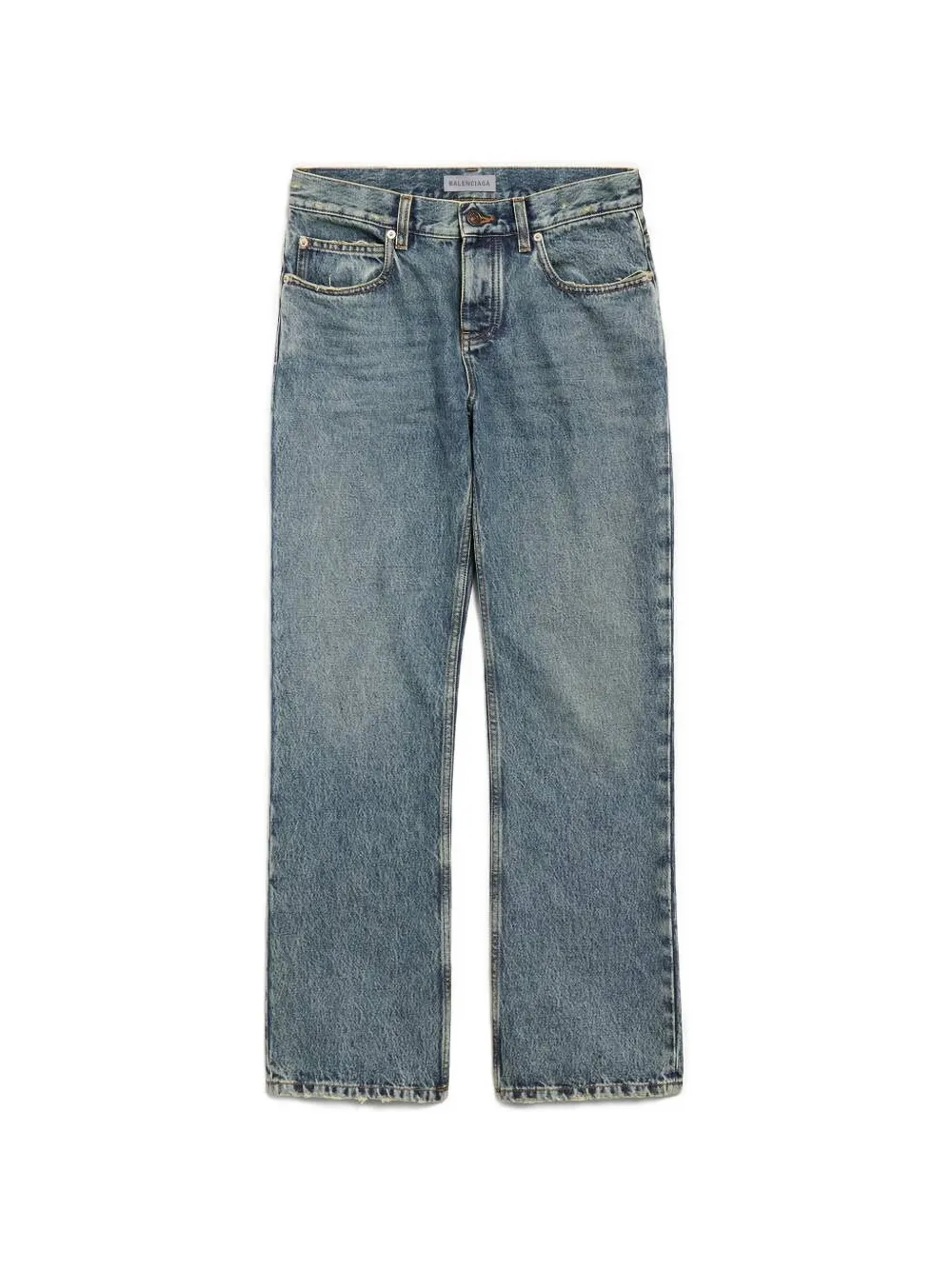 Balenciaga stonewashed-effect jeans - Blu