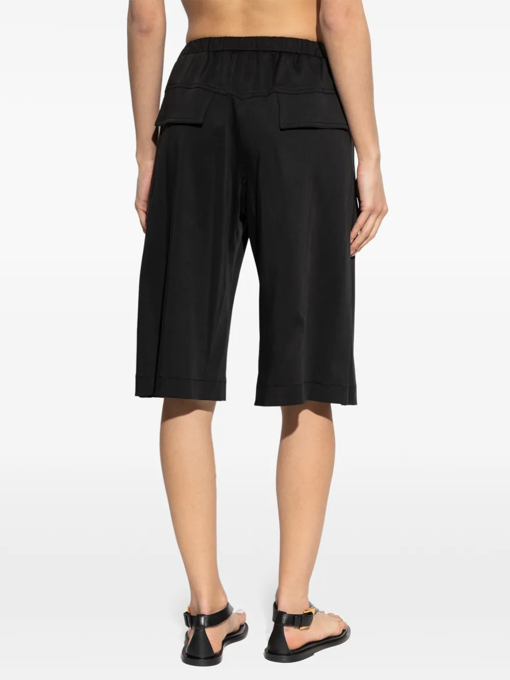 Akep Shorts met elastische taille Zwart