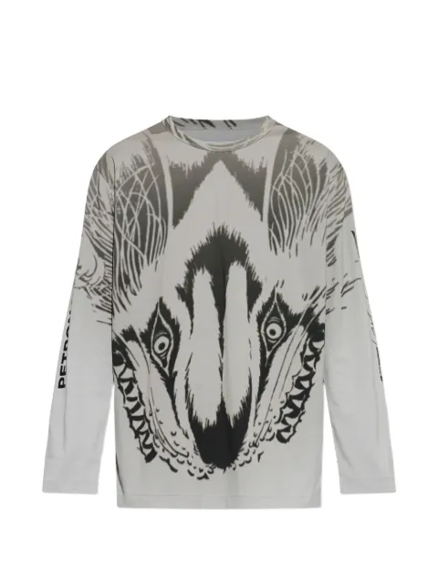 Y-3 x Mercedes wolf-print T-shirt