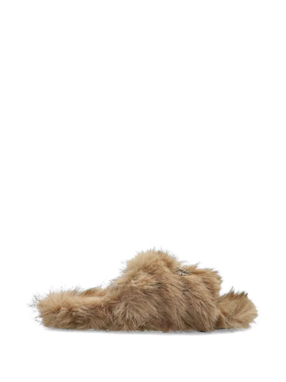 Balenciaga Furry slippers - Toni neutri