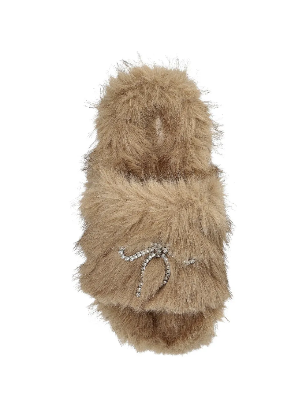 Balenciaga Furry slippers Beige
