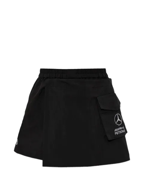 Y-3 x Mercedes logo-print shorts