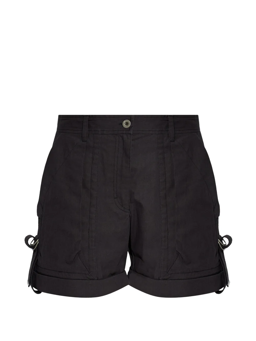 ISABEL MARANT ring detail shorts - Nero